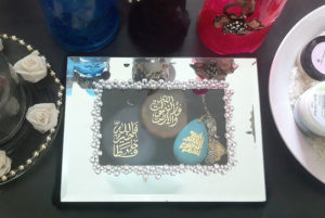 Embellished Mirror Jewelry Box